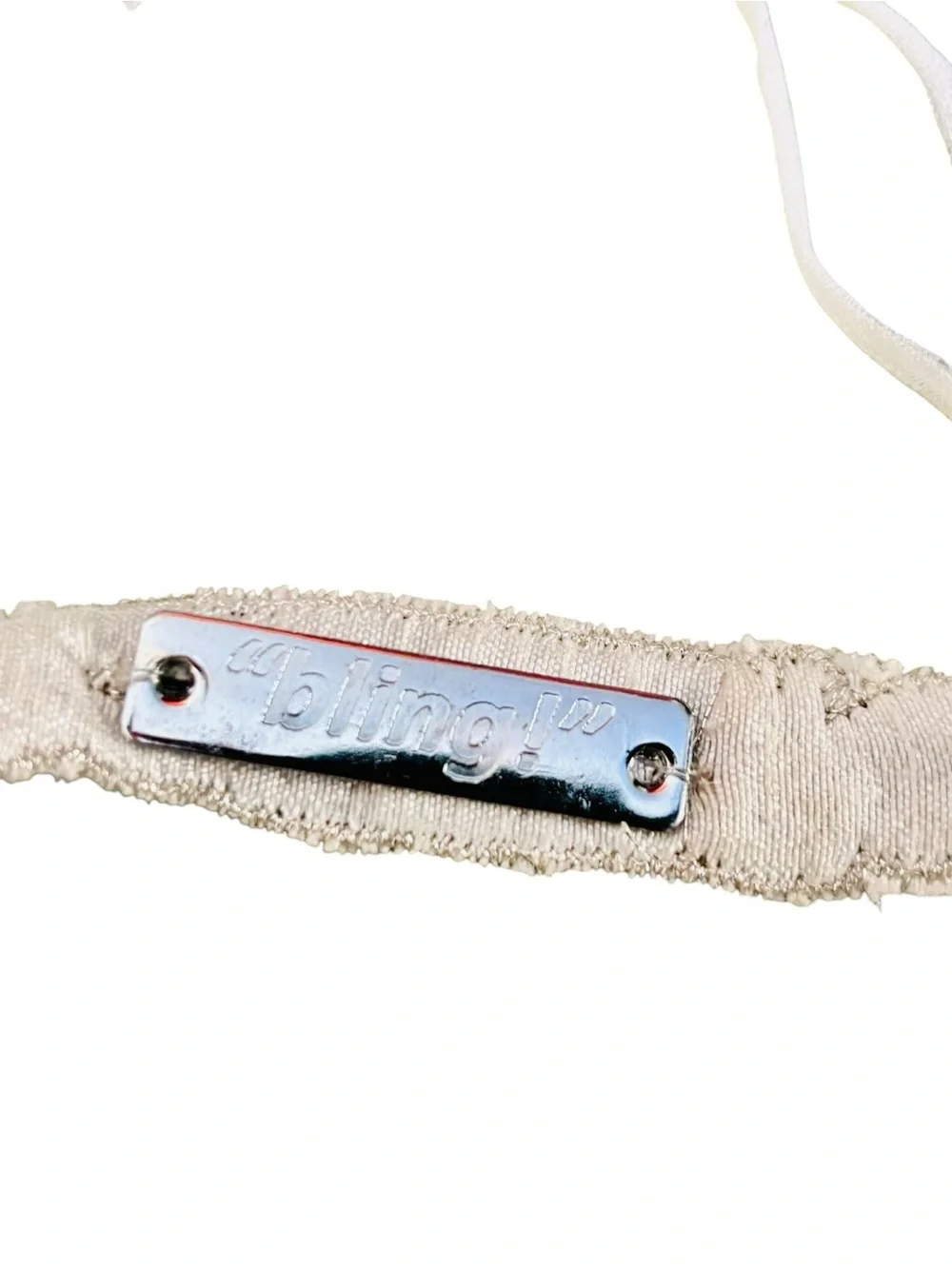 NWT Evan Picone Crystal Embellished Bridal Belt - Silver